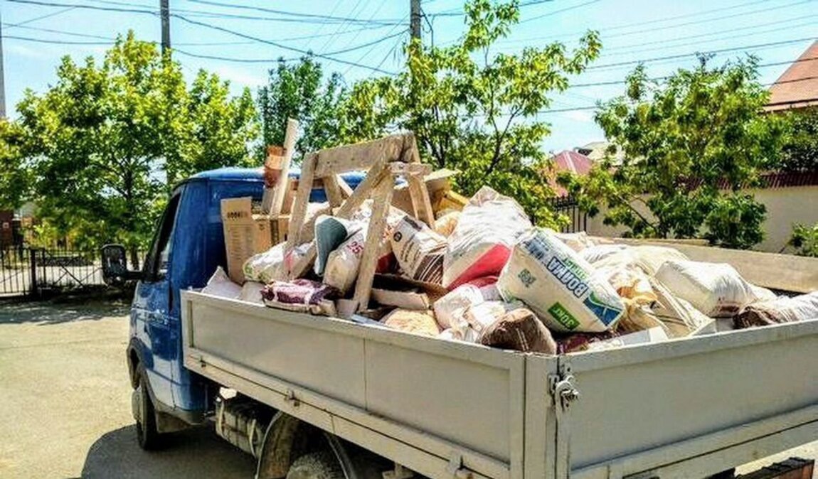 Вывоз мусора Газелью в Красном Сулине в октябре