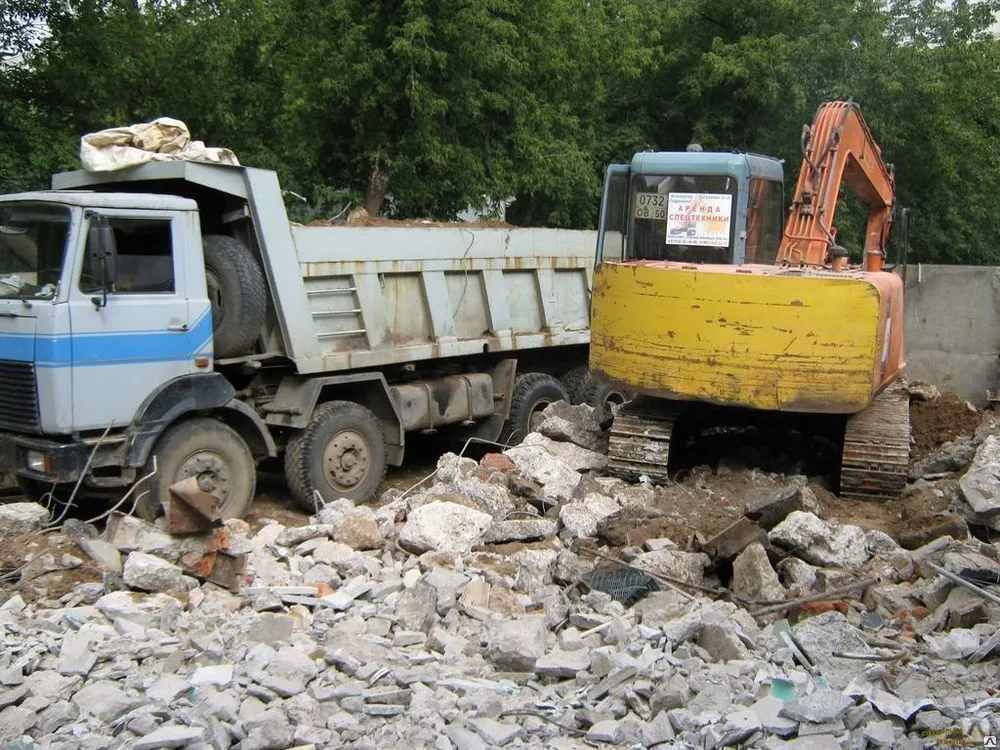 Вывоз бетонного боя и утилизация в Красном Сулине в октябре