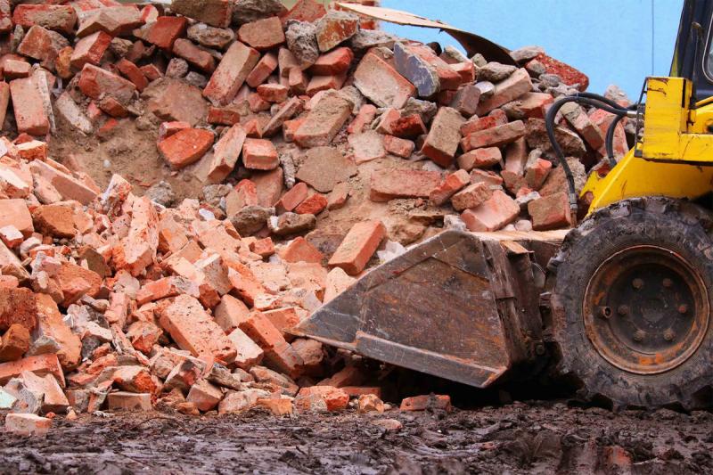 Вывоз кирпичного боя с утилизацией в Красном Сулине в октябре