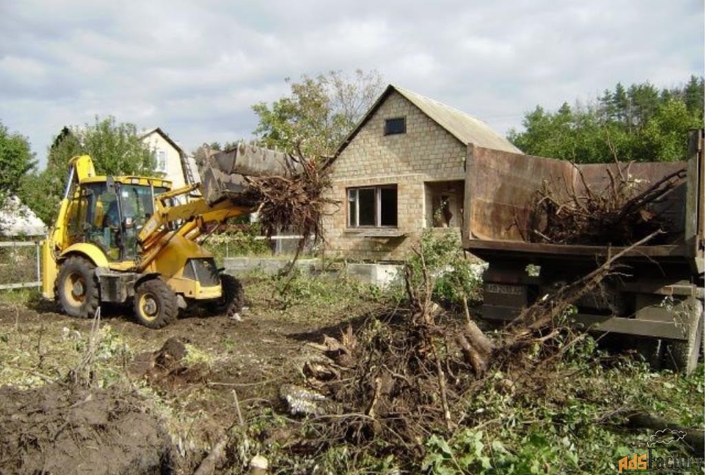 Уборка участков от мусора любой сложности в Красном Сулине в октябре