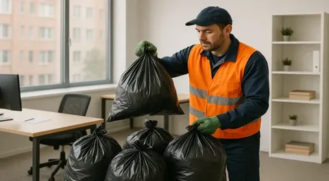 Уборка и вывоз мусора после мероприятий в Красном Сулине в октябре